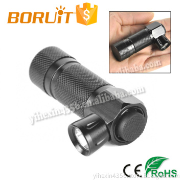 Boruit "L" Shape Hight Light Cree XPE Led Flashlight Police Mini Torch